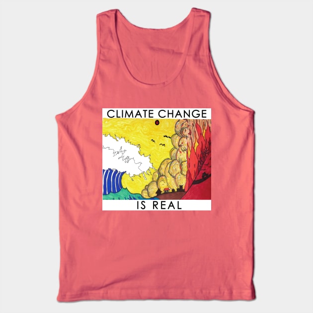 Climate Change is Real #3 Tank Top by Go Ask Alice Psychedelic Threads